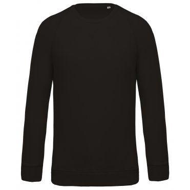 KB480 Men's Organic Cotton Crew Neck Raglan Sleeve Sweatshirt