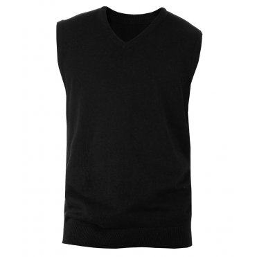 KB969 Men's Sleeveless V-Neck Jumper