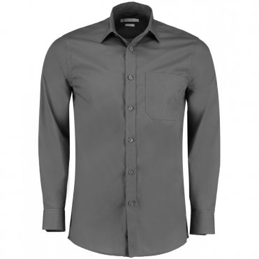 KK142 Poplin Shirt Long-Sleeved (Tailored Fit)
