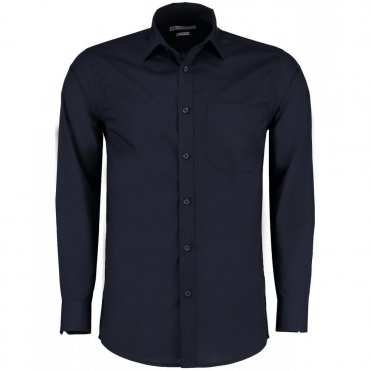 KK142 Poplin Shirt Long-Sleeved (Tailored Fit)