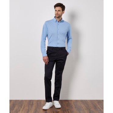 KK143 Long Sleeve Superwash 60 Degrees Pique Shirt (Tailored Fit)