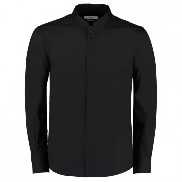 KK161 Mandarin Collar Shirt Long-Sleeved (Tailored Fit)