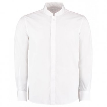 KK161 Mandarin Collar Shirt Long-Sleeved (Tailored Fit)