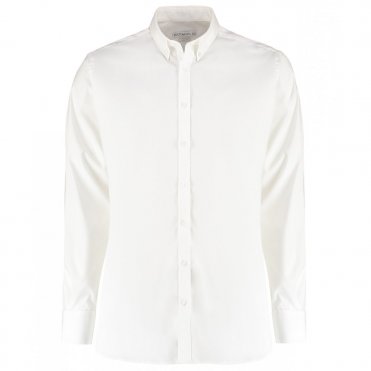 KK182 Stretch Oxford Shirt Long-Sleeved (Slim Fit)