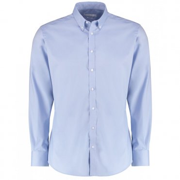 KK182 Stretch Oxford Shirt Long-Sleeved (Slim Fit)