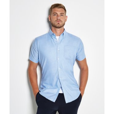 KK183 Slim Fit Workwear Oxford Shirt Short Sleeve