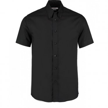 KK187 Premium Oxford Shirt Short Sleeve (Tailored Fit)