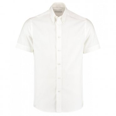 KK187 Premium Oxford Shirt Short Sleeve (Tailored Fit)