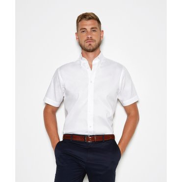 KK187 Premium Oxford Shirt Short Sleeve (Tailored Fit)