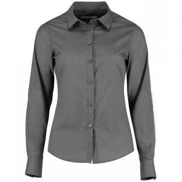 KK242 Women's Poplin Shirt Long Sleeve