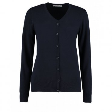 KK354 Women's Arundel V-Neck Cardigan Long Sleeve (Classic Fit)