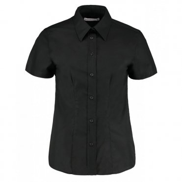 KK360 Women's Workplace Oxford Blouse Short Sleeve (Tailored Fit)