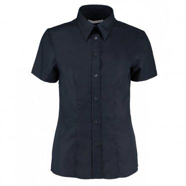 KK360 Women's Workplace Oxford Blouse Short Sleeve (Tailored Fit)