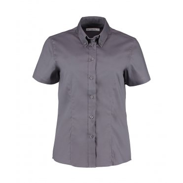 KK701 Women's Corporate Oxford Blouse Short Sleeve (Tailored Fit)