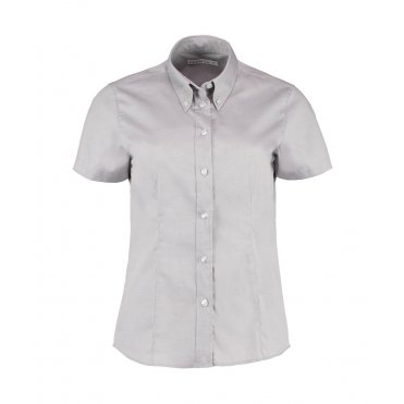 KK701 Women's Corporate Oxford Blouse Short Sleeve (Tailored Fit)