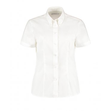 KK701 Women's Corporate Oxford Blouse Short Sleeve (Tailored Fit)