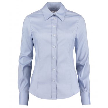 KK702 Women's Corporate Oxford Blouse Long-Sleeved (Tailored Fit)
