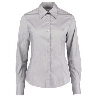 KK702 Women's Corporate Oxford Blouse Long-Sleeved (Tailored Fit)