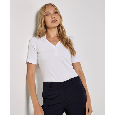 KK732 Sophia V-Neck Polo (Regular Fit)