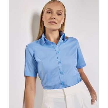 K742F Business Blouse Short Sleeve (Tailored Fit)
