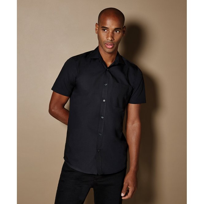 Kustom Kit KK141 Poplin Shirt Short Sleeve (Tailored Fit)