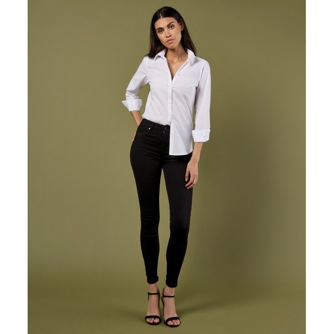 Kustom Kit KK242 Women's Poplin Shirt Long Sleeve