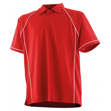 LV372 Children's Piped Performance Polo