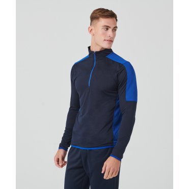 LV571 1/4 Zip Mid-Layer With Contrast Panelling