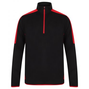 LV571 1/4 Zip Mid-Layer With Contrast Panelling