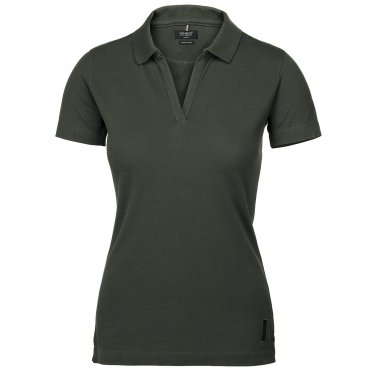 NB52F Women's Harvard V-Neck Stretch Deluxe Polo