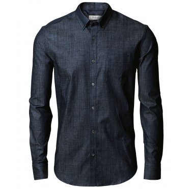 NB65M Torrance Slim Fit Raw And Stylish Denim Shirt