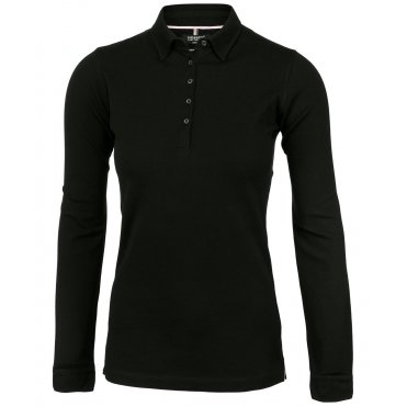 NB71F Women's Carlington Deluxe Long Sleeve Polo