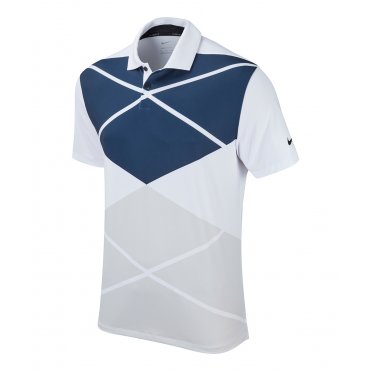 NK338 Nike Vapor Argyle Print Polo