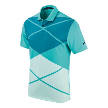 NK338 Nike Vapor Argyle Print Polo
