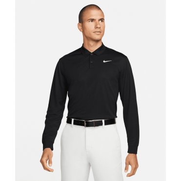 NK354 Nike Dri-Fit Victory Solid Long Sleeve Polo
