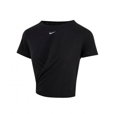 NK374 Women's Nike One Luxe Dri-Fit Short Sleeve Standard Twist Top