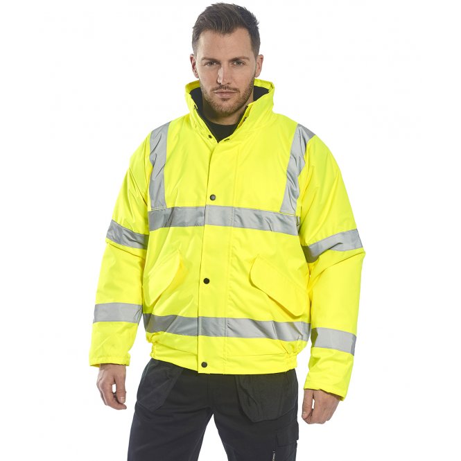 Portwest PW001 Hi-Visibility Bomber Jacket (S463/S226)