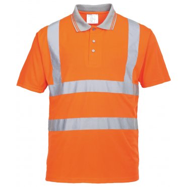 PW024 Hi-Visibility Short Sleeved Polo (S477/Rt22)