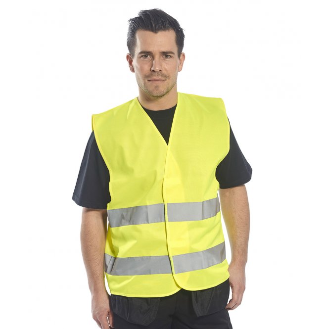 Portwest PW333 Hi-Visibility Two-Band Vest (C474)