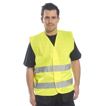 PW333 Hi-Visibility Two-Band Vest (C474)