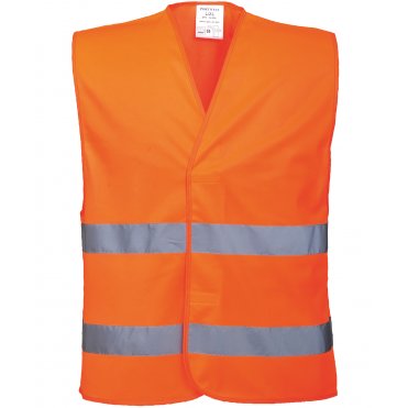 PW333 Hi-Visibility Two-Band Vest (C474)