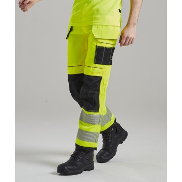 PW367 Pw3 Hi-Visibility Holster Work Trousers (T501) Regular Fit