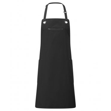 PR121 Contrast Stitch Bib Apron