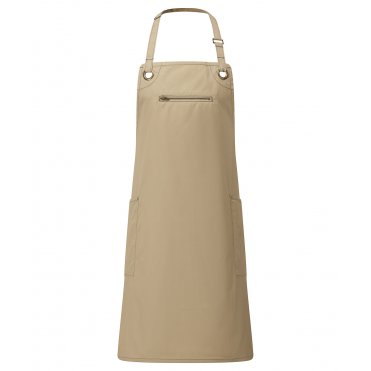 PR121 Contrast Stitch Bib Apron