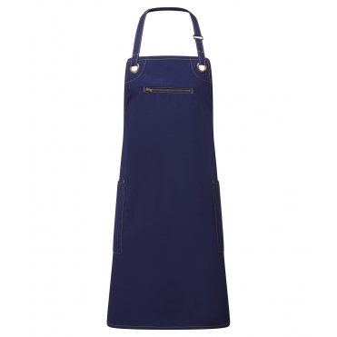 PR121 Contrast Stitch Bib Apron