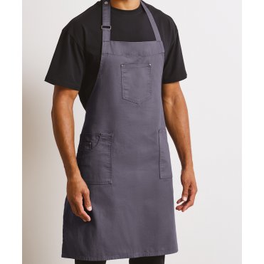 PR132 Chino Cotton Bib Apron