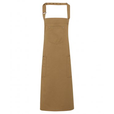 PR132 Chino Cotton Bib Apron