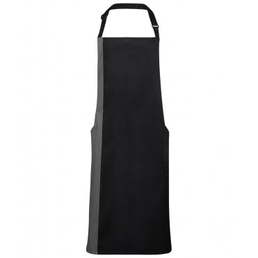 PR162 Contrast Bib Apron