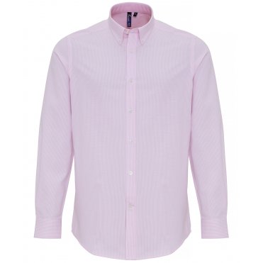 PR238 Cotton-Rich Oxford Stripes Shirt
