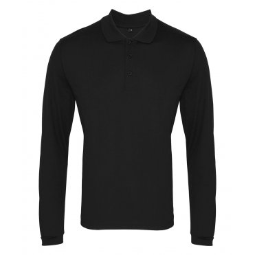 PR617 Long Sleeve Coolchecker Pique Polo